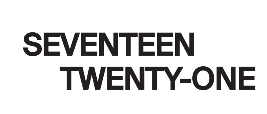 Seventeen Twenty-one